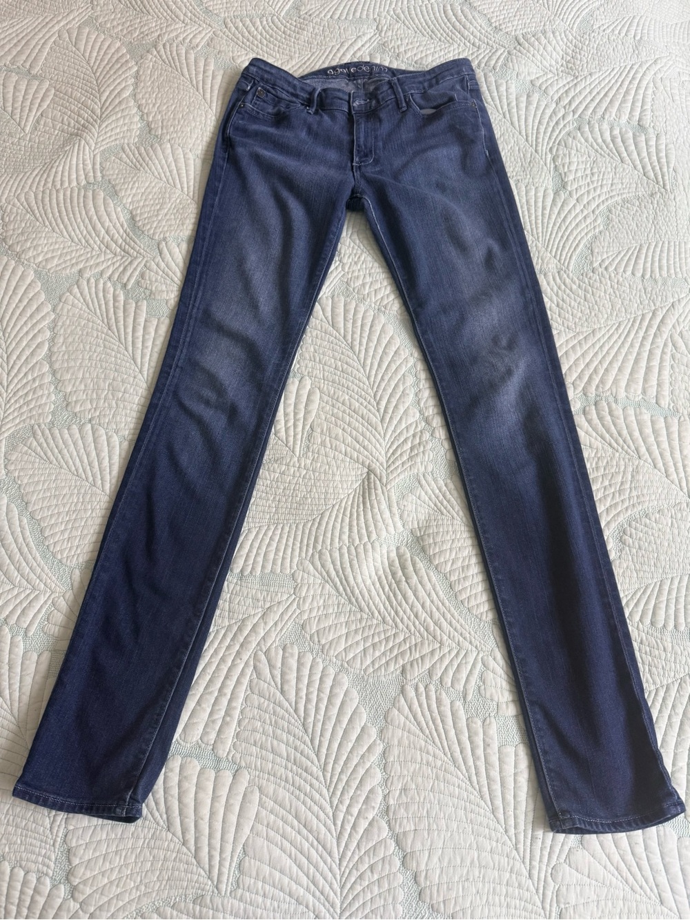 Women’s Agave Denim Paloma Indigo Skinny Stretch Jeans sz 29 EUC
